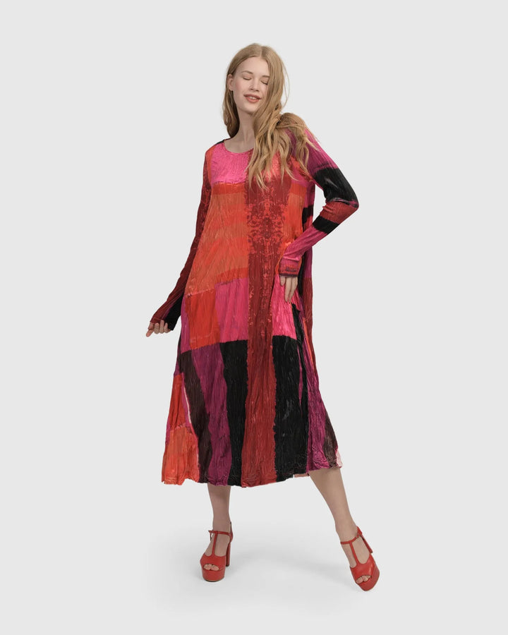 Sunset Strip Maxi Dress, Magenta