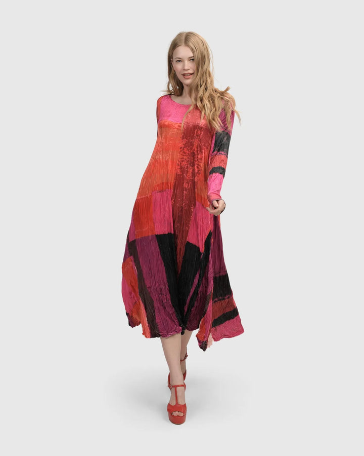 Sunset Strip Maxi Dress, Magenta