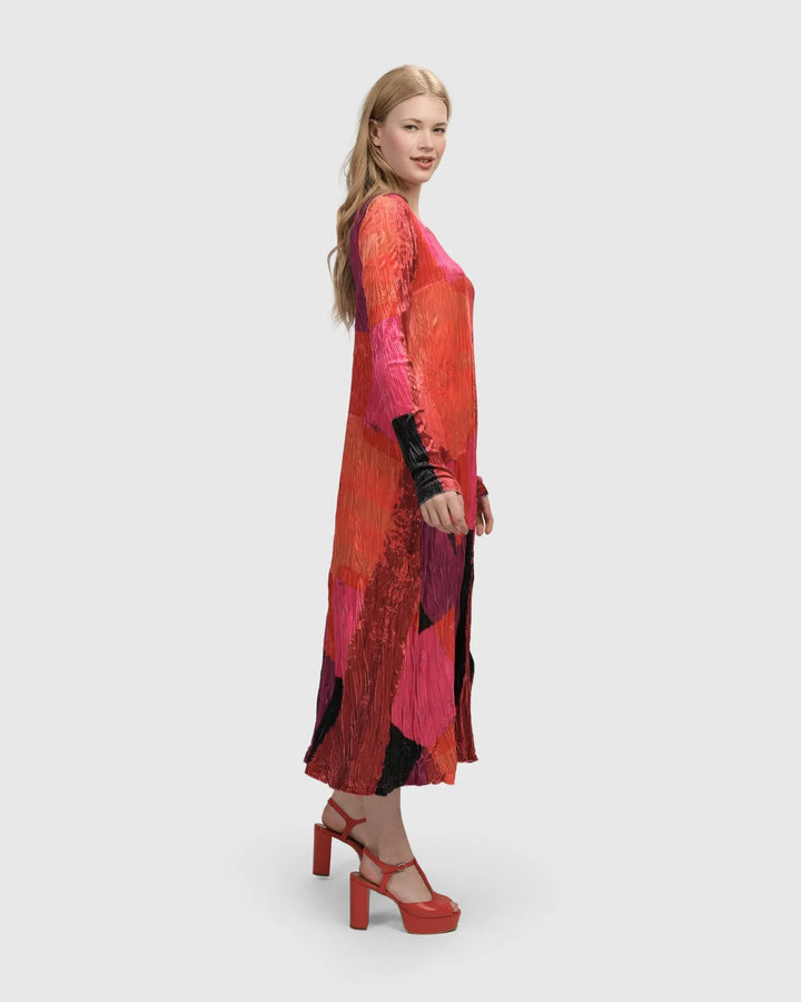 Sunset Strip Maxi Dress, Magenta