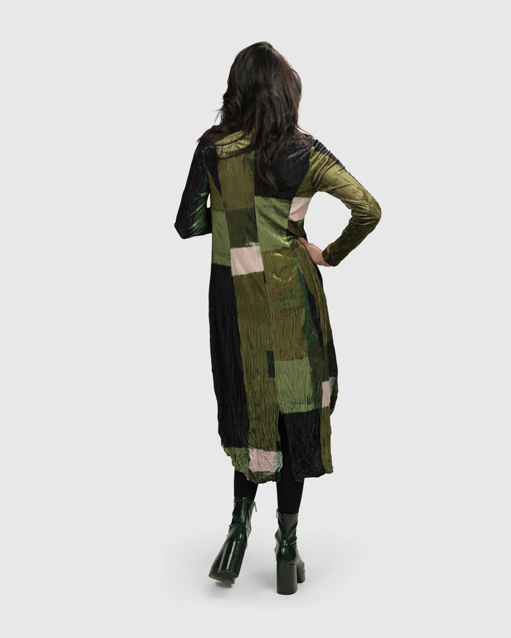 Al Fresco Cocoon Dress, Olive