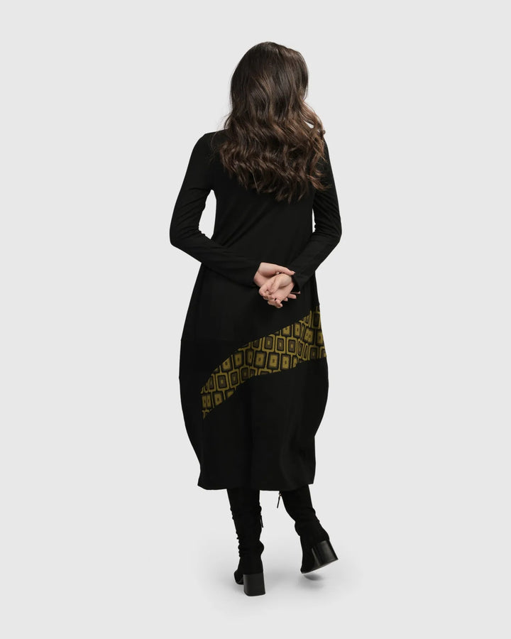 Unstoppable Cocoon Dress, Chartreuse