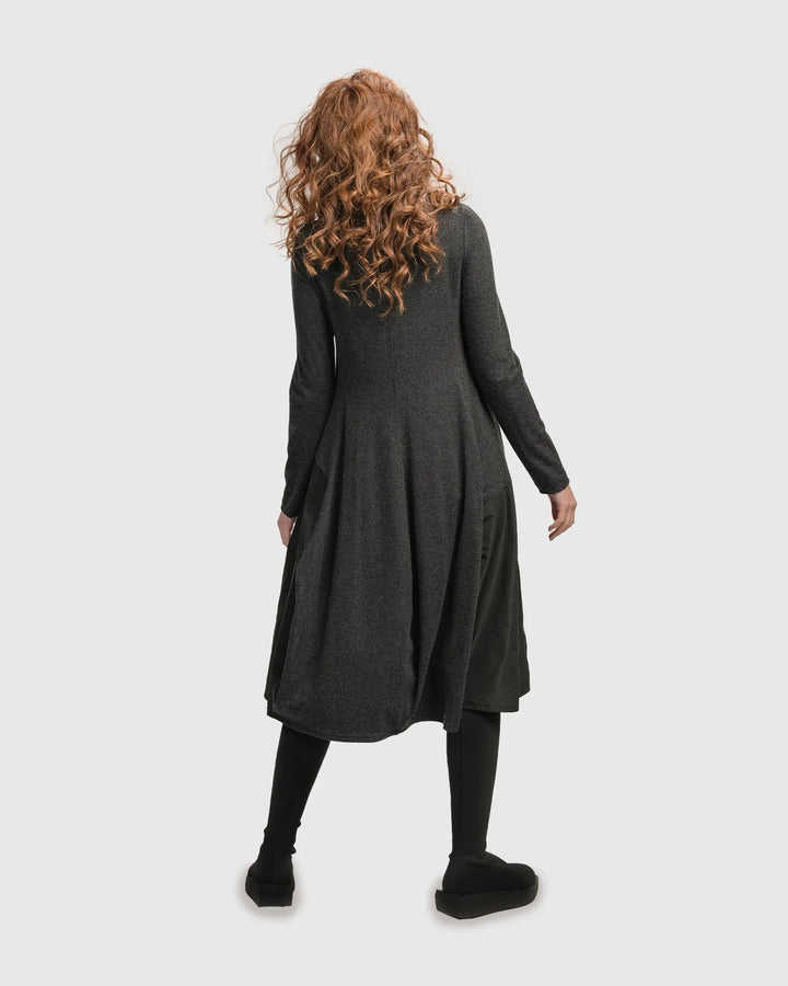 Urban Mixed Art Wonderful Dress, Black