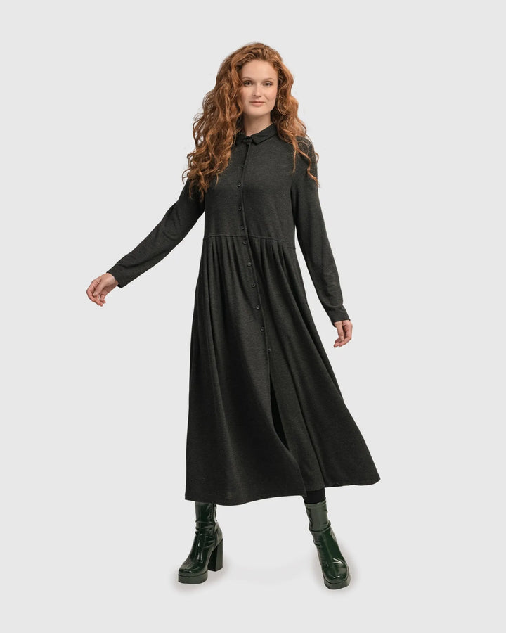 Urban Spice of Life Maxi Dress, Charcoal