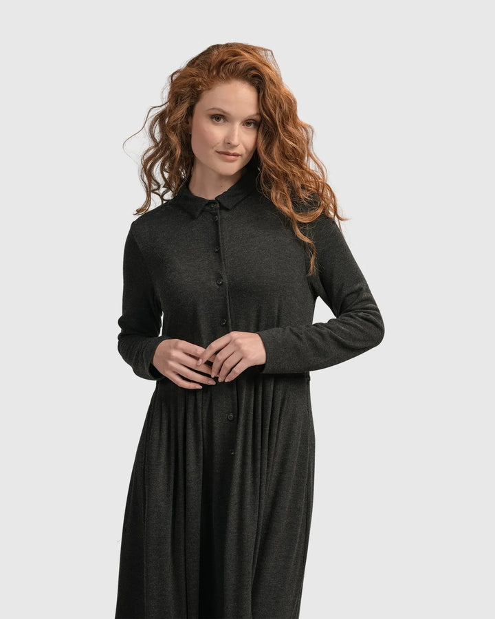 Urban Spice of Life Maxi Dress, Charcoal