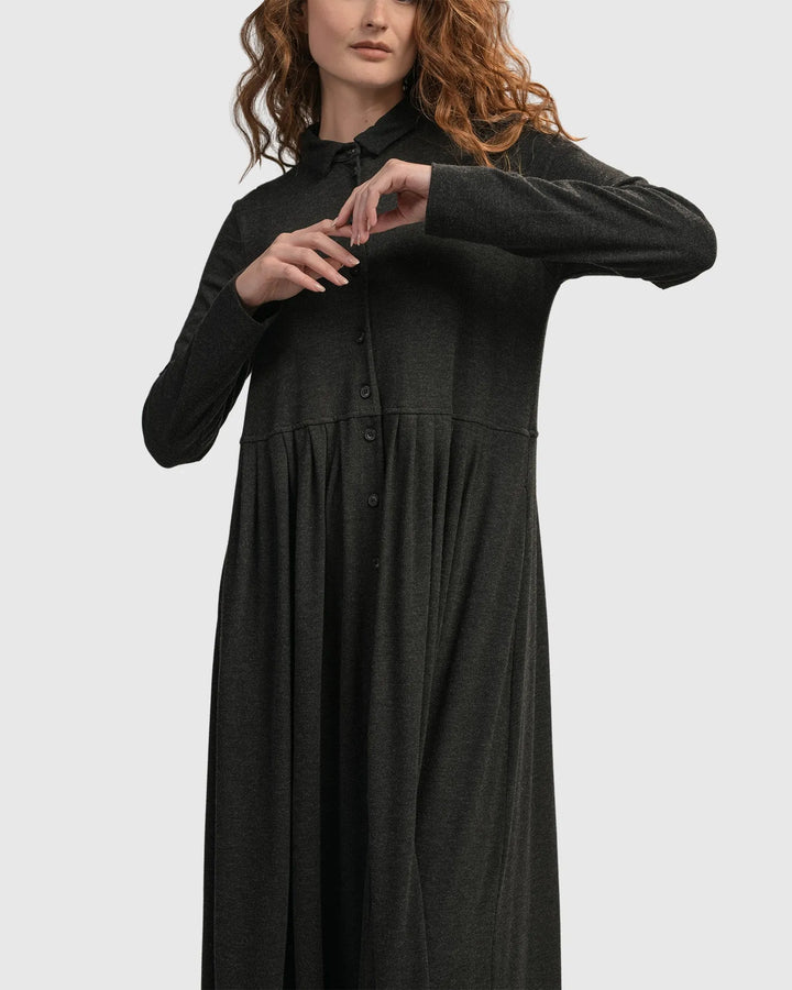 Urban Spice of Life Maxi Dress, Charcoal