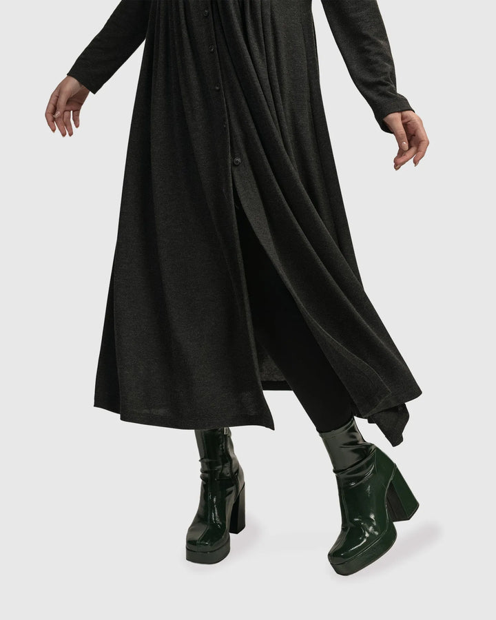 Urban Spice of Life Maxi Dress, Charcoal