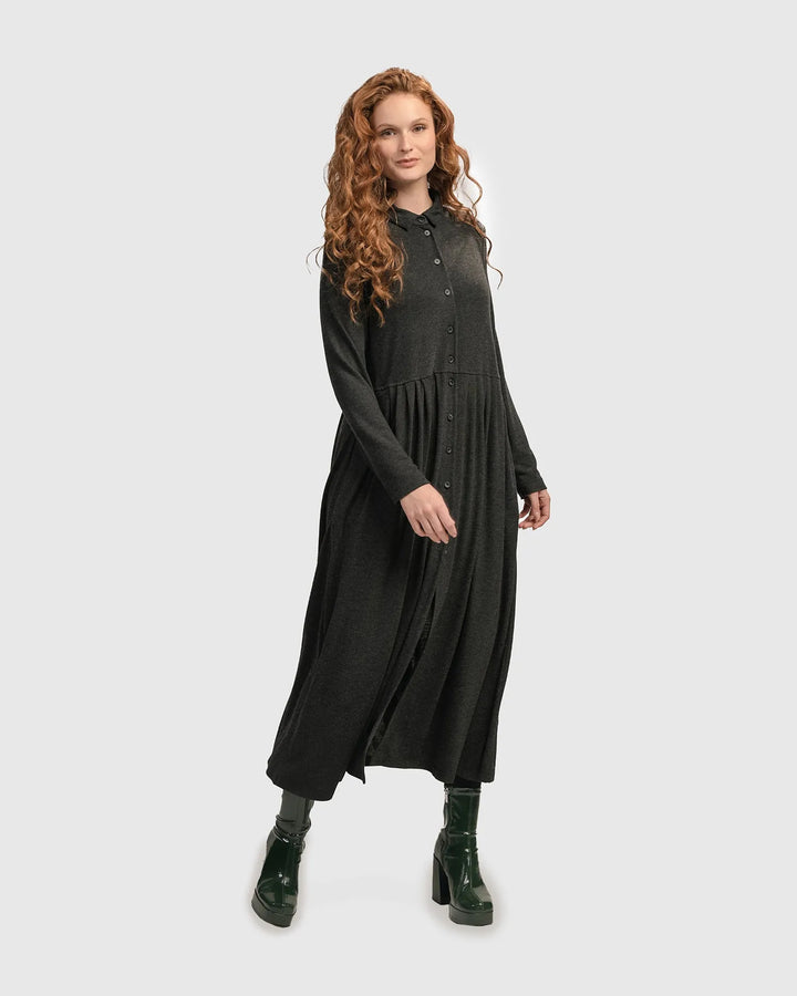Urban Spice of Life Maxi Dress, Charcoal