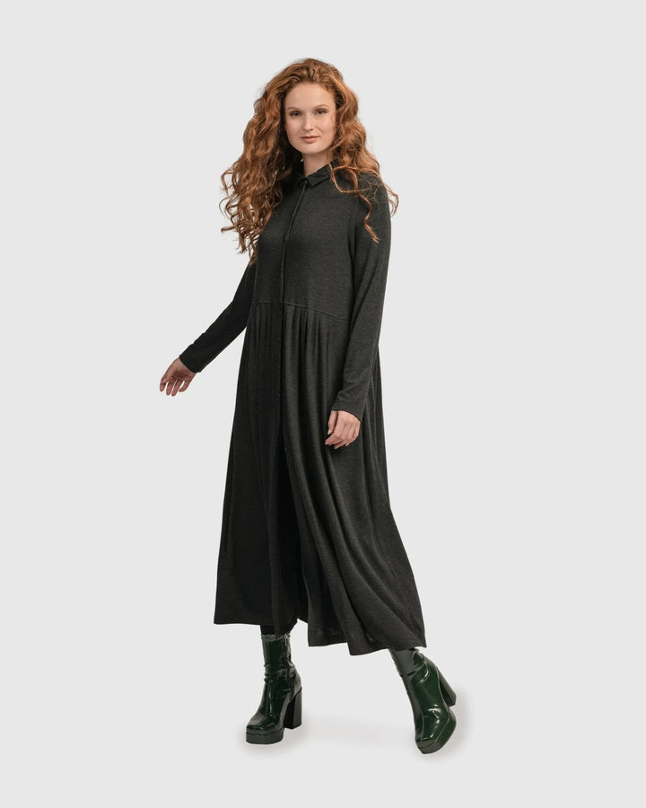Urban Spice of Life Maxi Dress, Charcoal