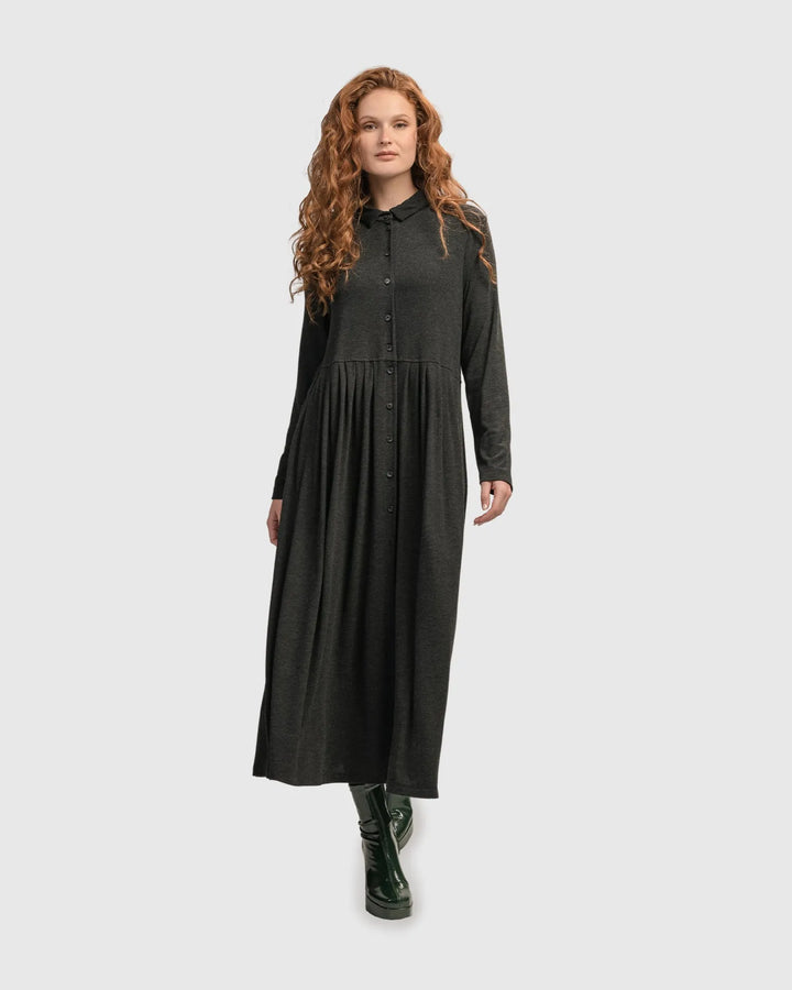 Urban Spice of Life Maxi Dress, Charcoal