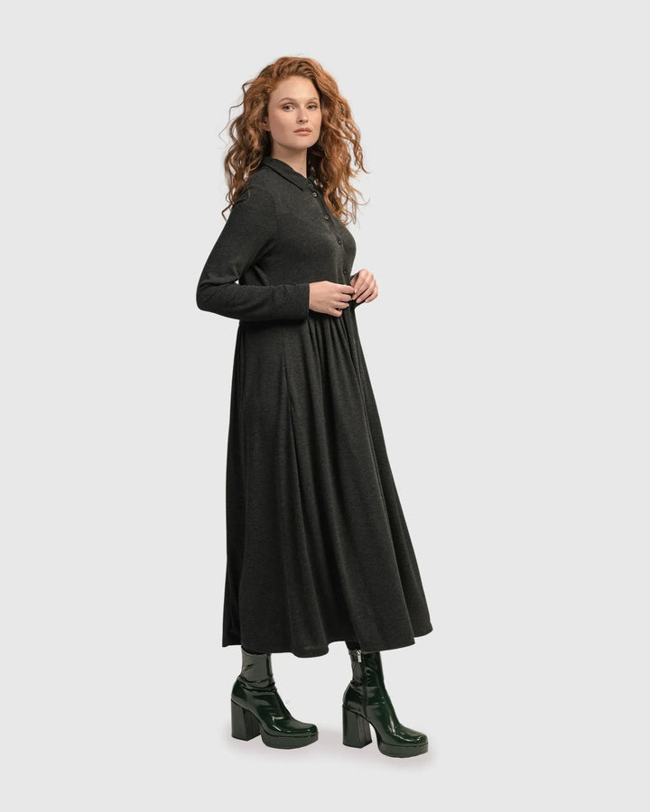 Urban Spice of Life Maxi Dress, Charcoal