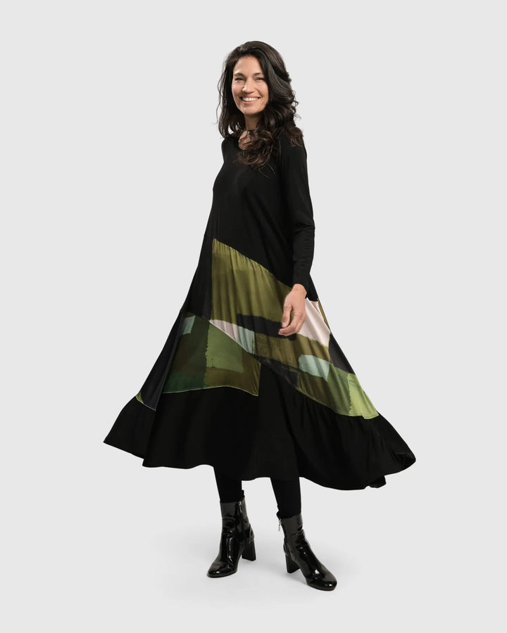 Vespa Maxi Dress, Olive