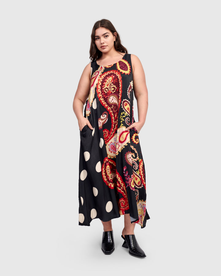 Speakeasy Sleeveless Dress, Fiesta