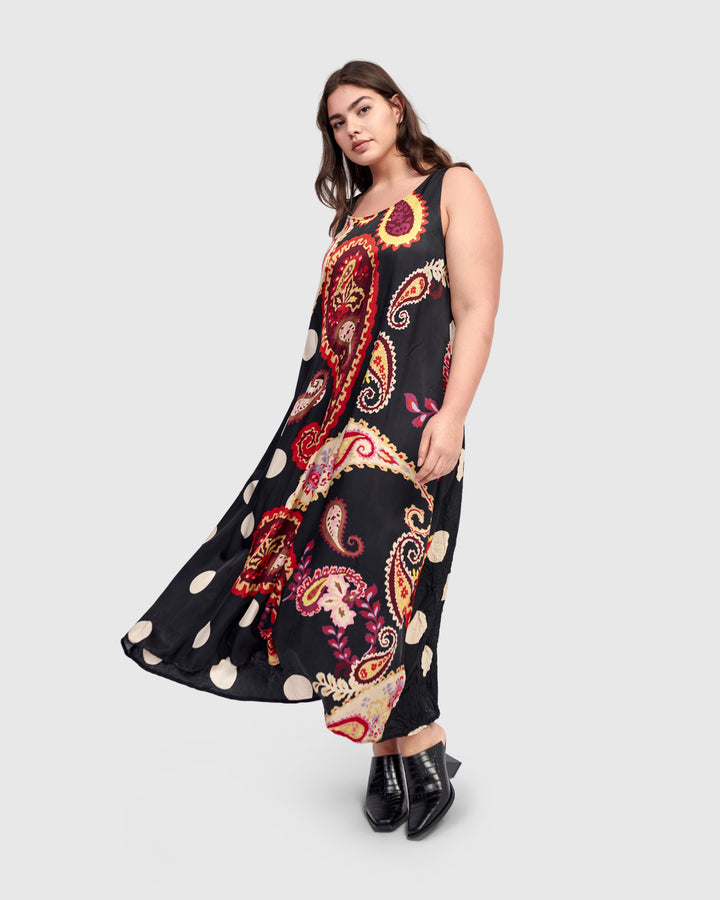 Speakeasy Sleeveless Dress, Fiesta