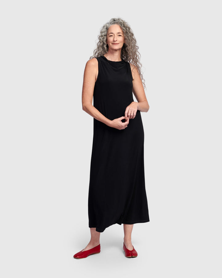 Essential Column Dress, Black