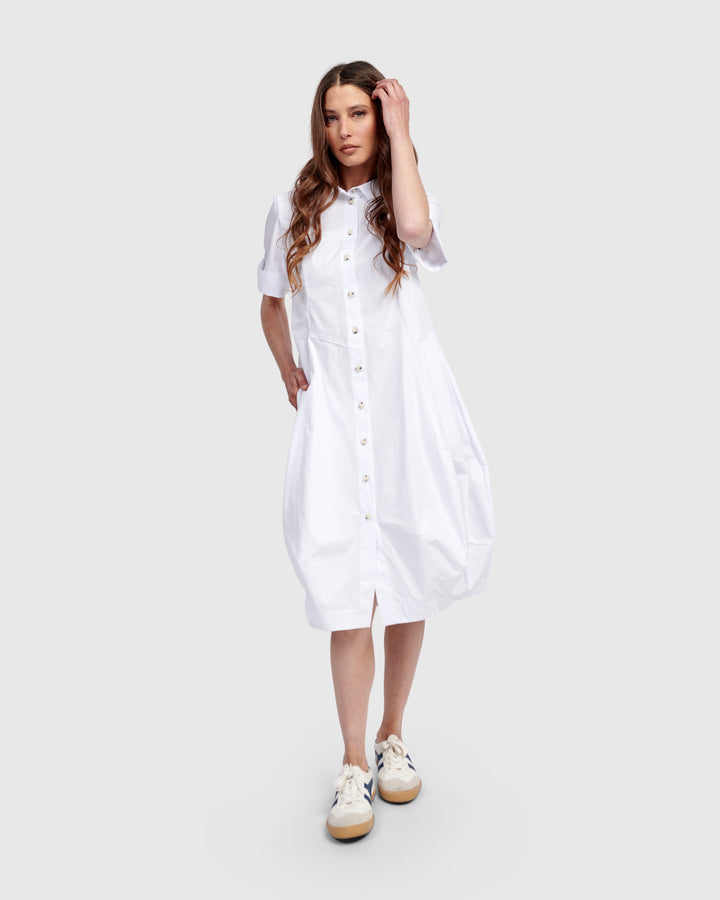 Barbie Wonderful Cotton Dress, White