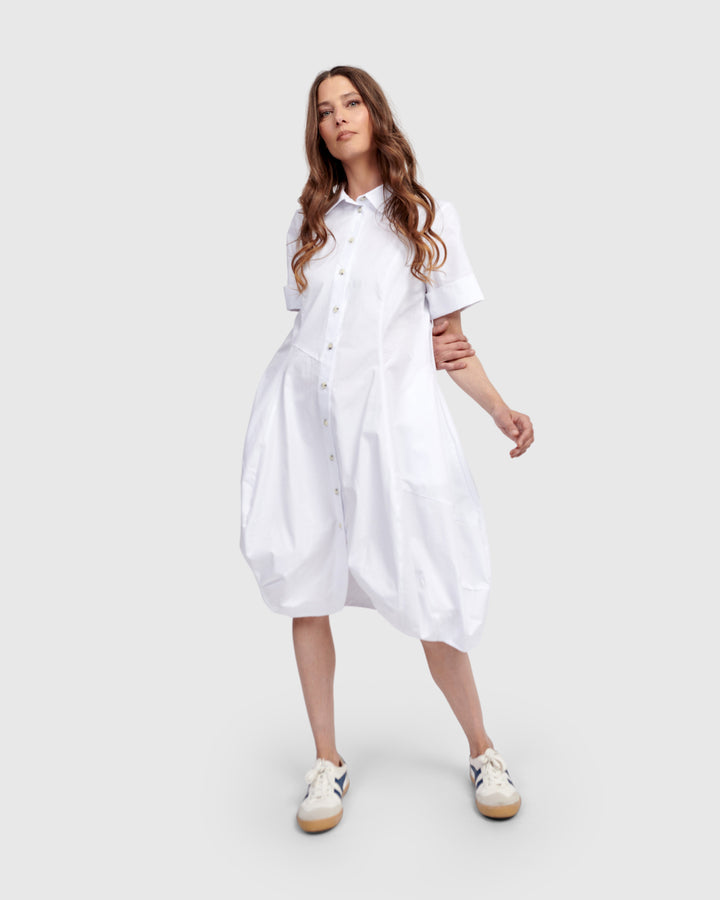 Barbie Wonderful Cotton Dress, White
