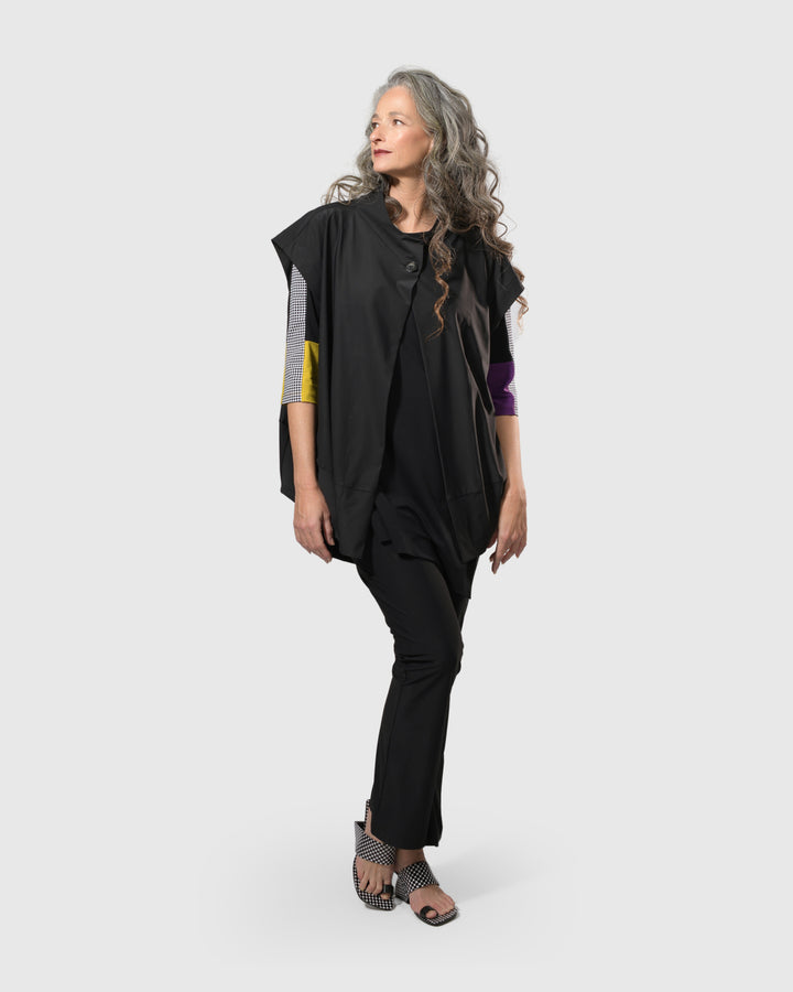 Essential Tekbika Go-To Vest Jacket, Black