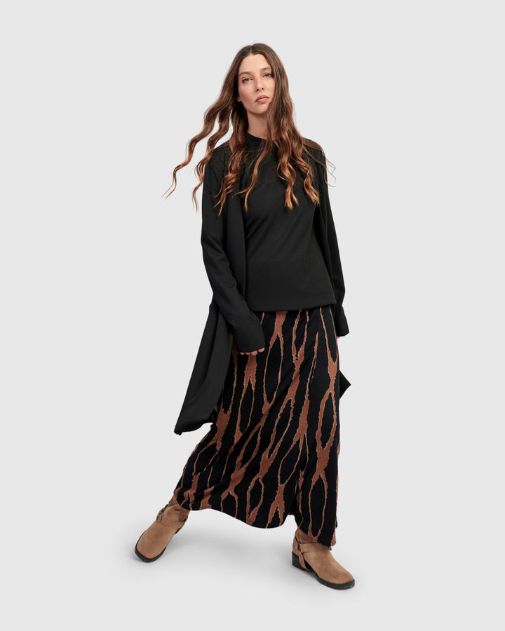 Laurel Pencil Skirt, Wood