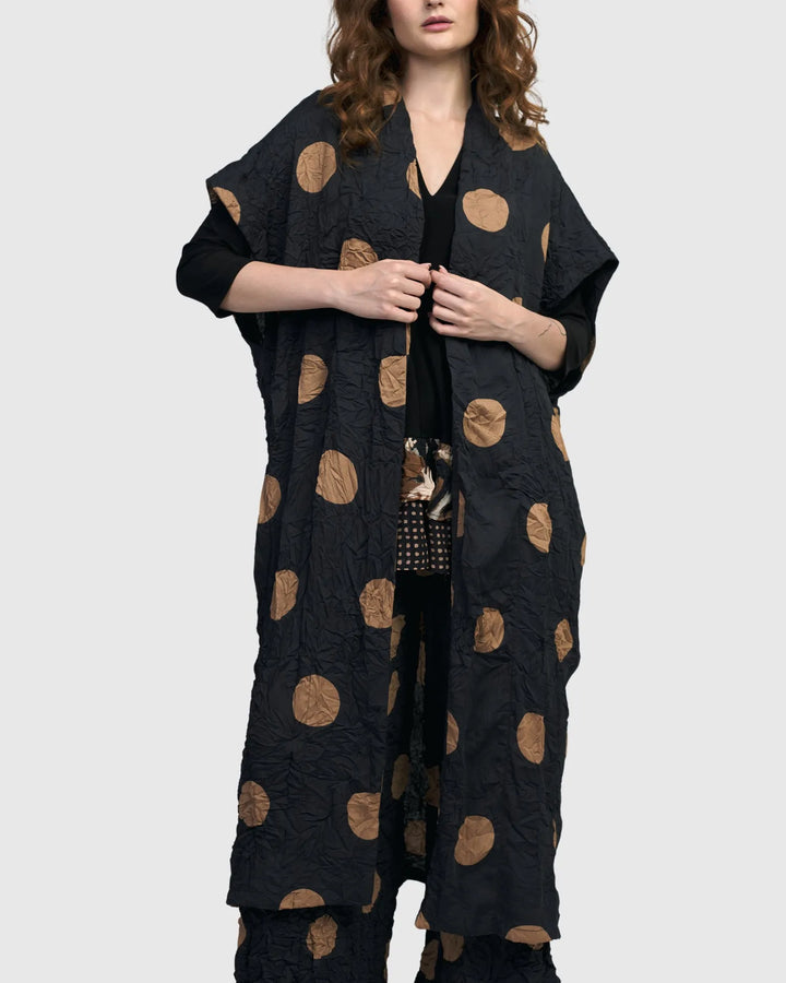 Averna Sleeveless Duster, Circles