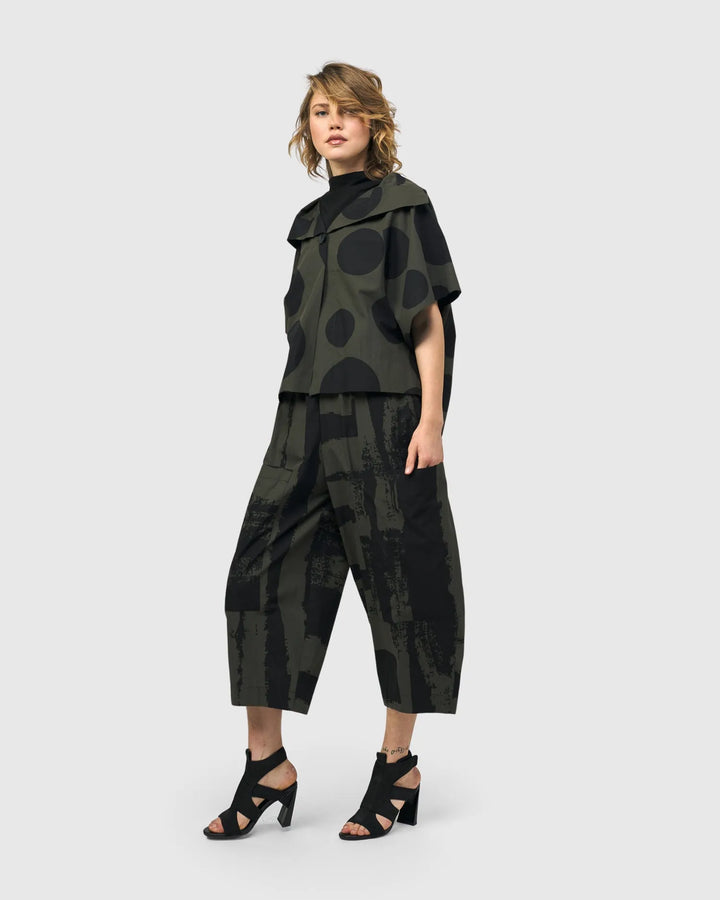 Urban Dots Kiku Cape Jacket, Khaki