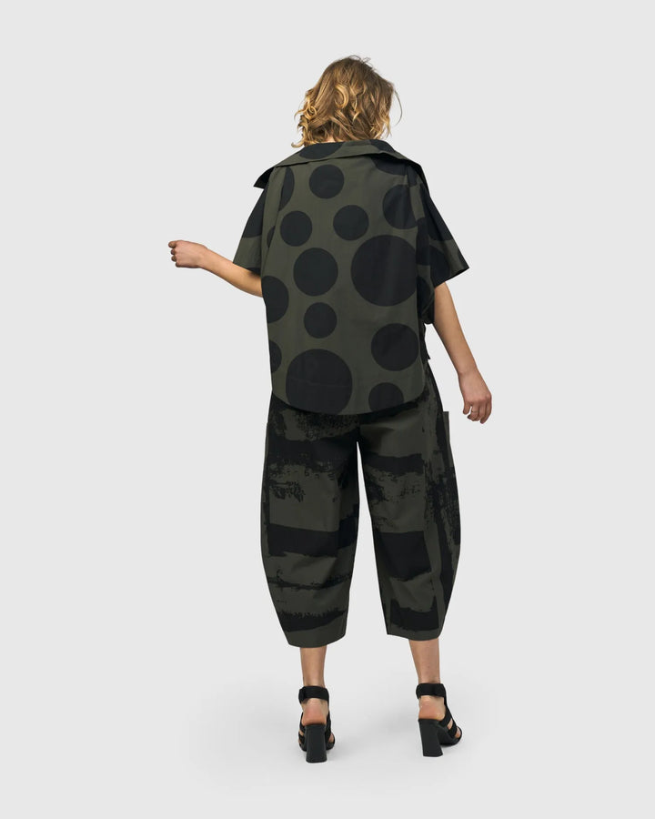 Urban Dots Kiku Cape Jacket, Khaki