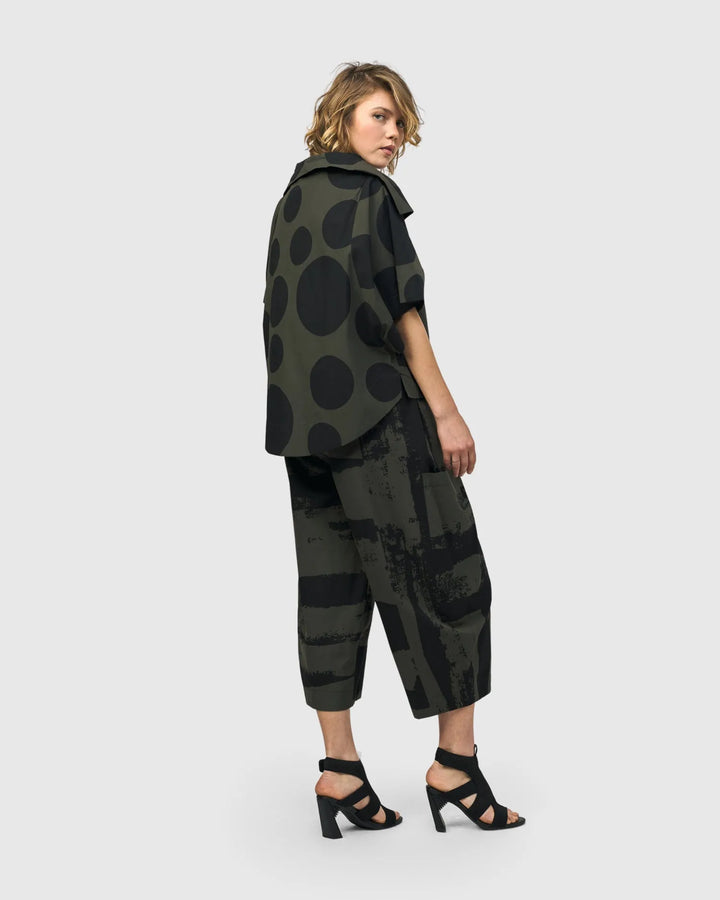 Urban Dots Kiku Cape Jacket, Khaki