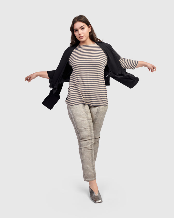 Urban Iconic Stretch Jeans, Grey Serpent