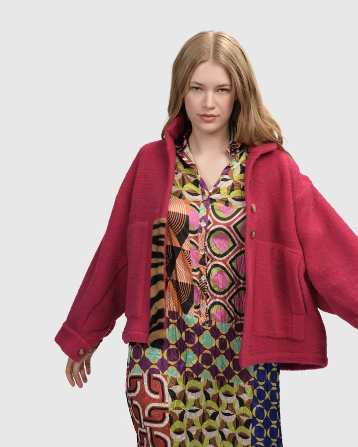 Funkadelic Weekend Jacket, Fushcia