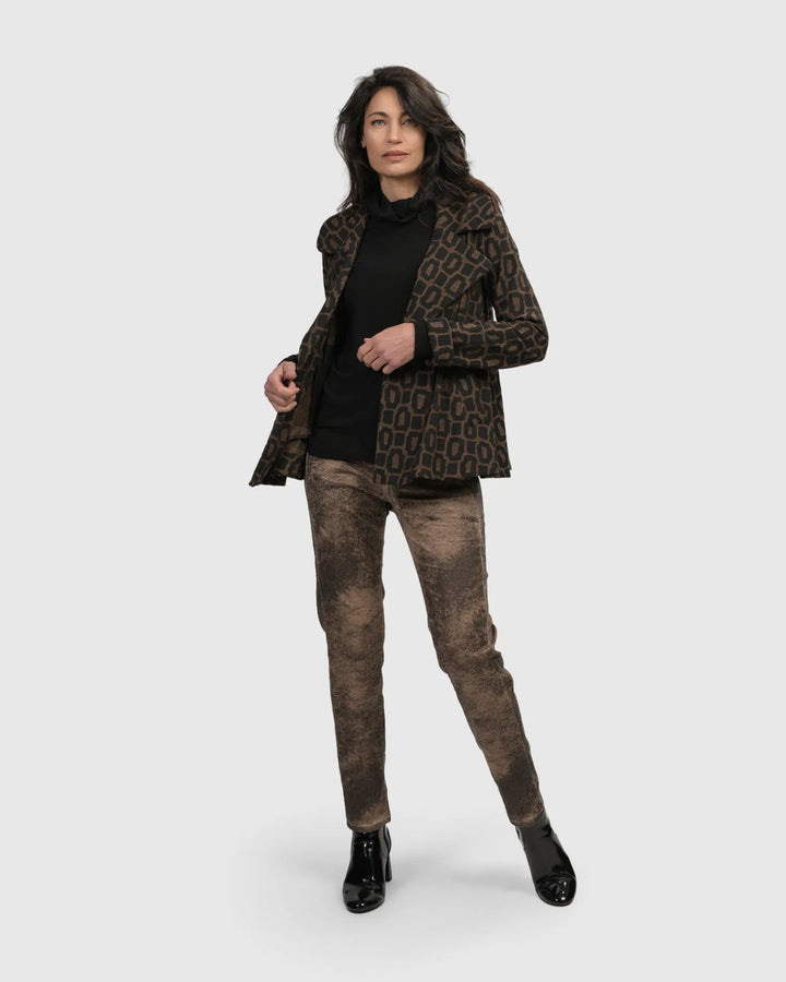 Iconic Stretch Jeans Desires, Sepia