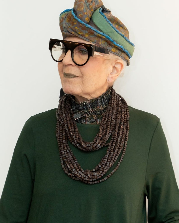 Next Pashmina Necklace, Coffee Brown