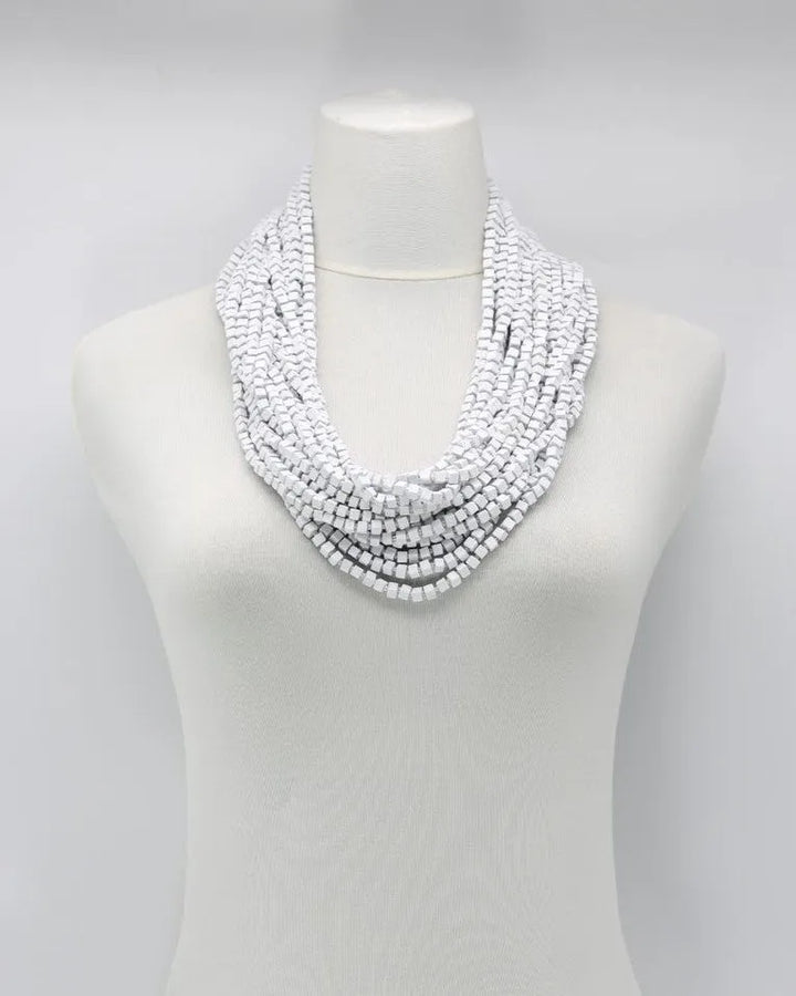 Next Pashmina Necklace, White