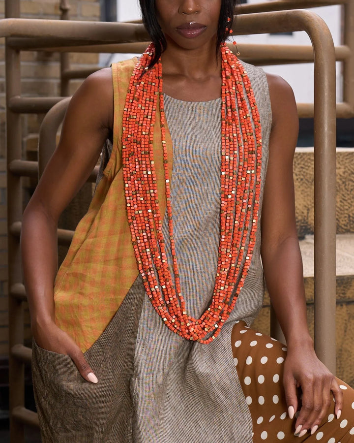 Next Pashmina Necklace, Orange