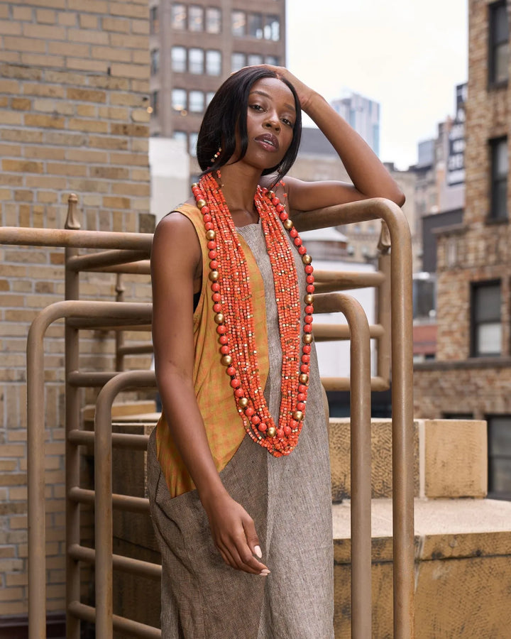 Next Pashmina Necklace, Orange