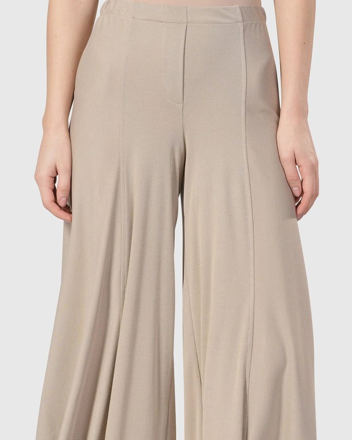 Essential Go-To Punto Pants, Ecru