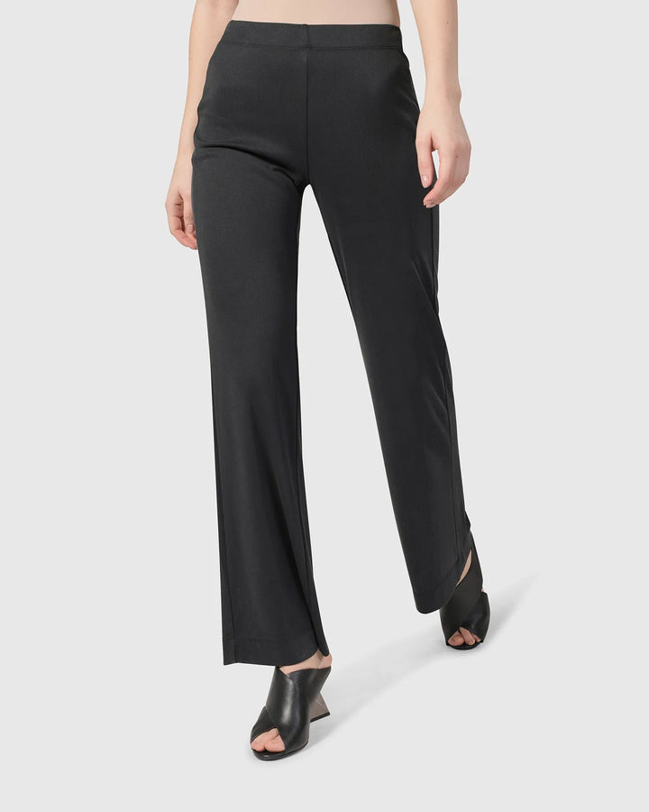 Essential Straight Leg Pants, Charcoal