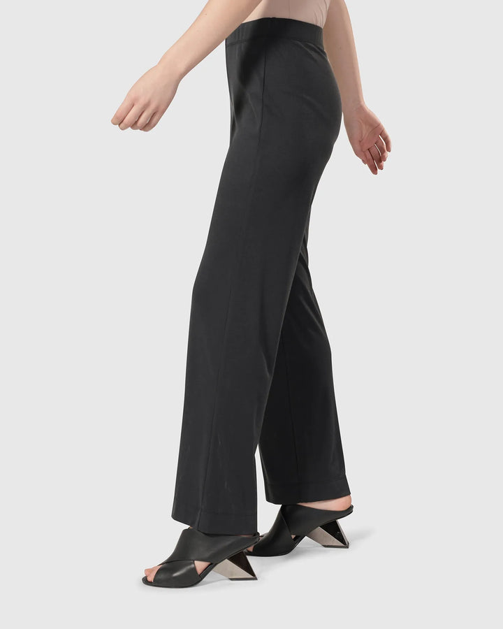 Essential Straight Leg Pants, Charcoal
