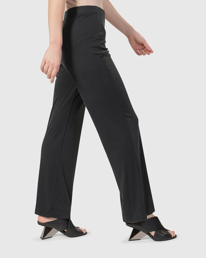 Essential Straight Leg Pants, Charcoal