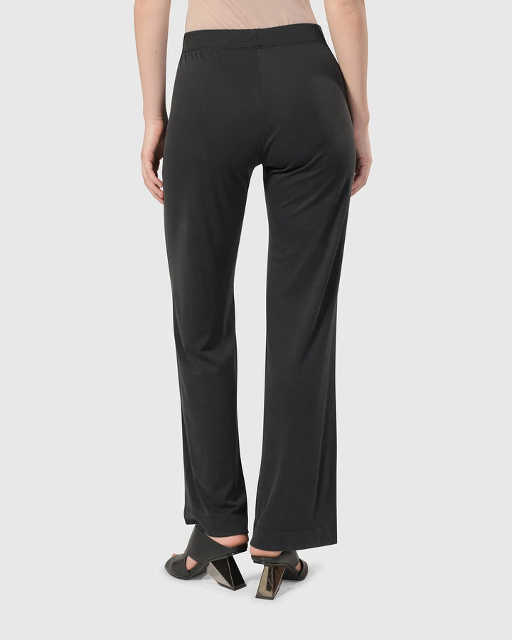Essential Straight Leg Pants, Charcoal