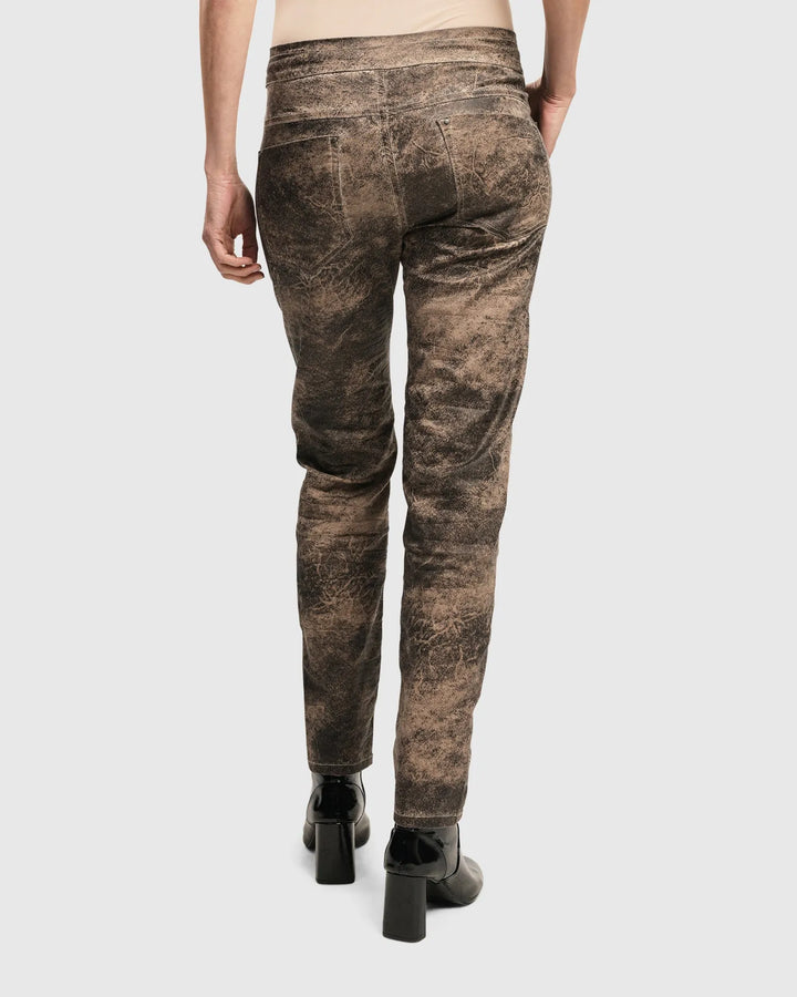 Iconic Stretch Jeans Desires, Sepia