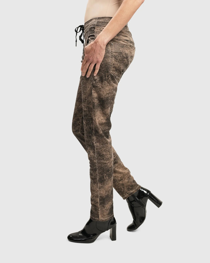 Iconic Stretch Jeans Desires, Sepia
