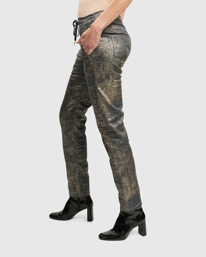 Iconic Stretch Jeans Desires, Petrol