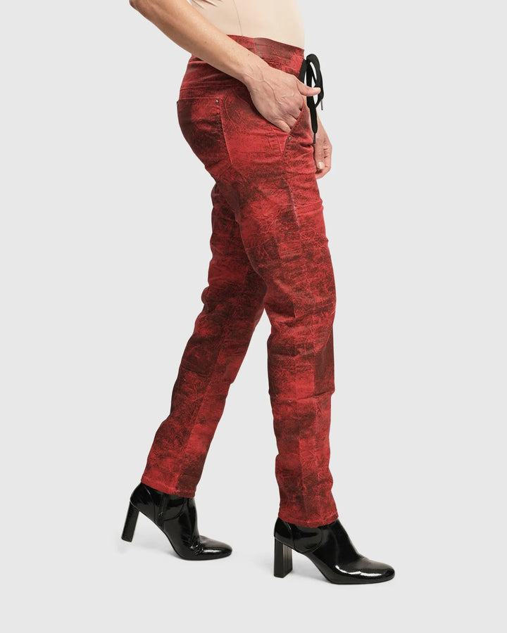 Iconic Stretch Jeans Desires, Red