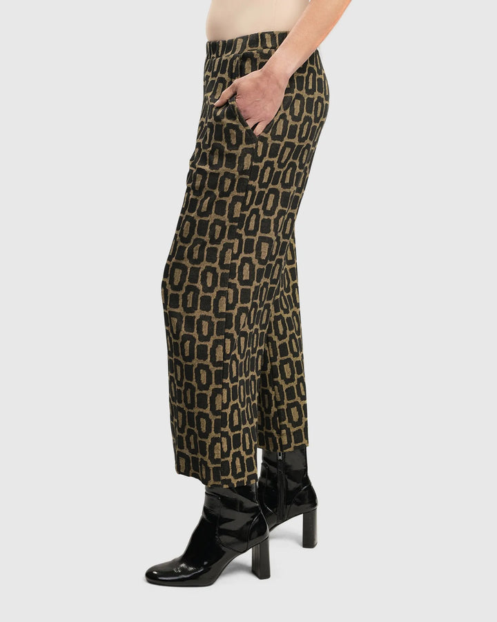 Dynamite Days Straight Leg Pants, Ochre