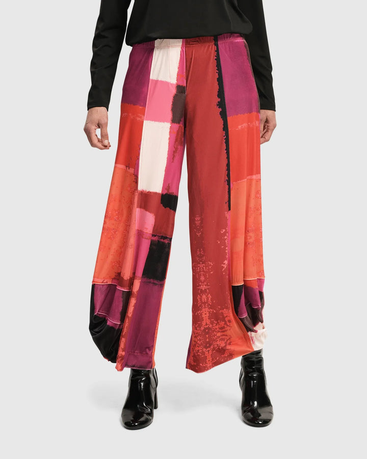Sunset Strip Punto Pants, Magenta