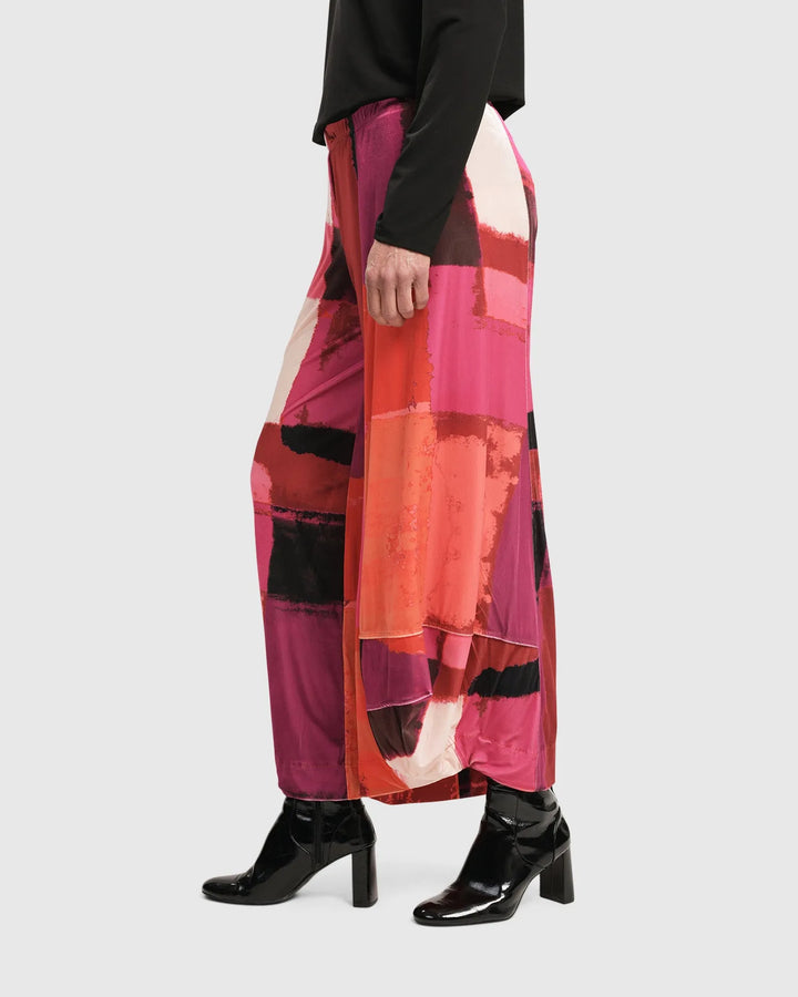 Sunset Strip Punto Pants, Magenta