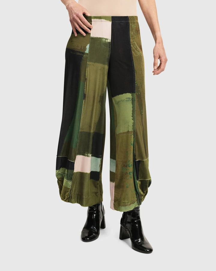 Al Fresco Punto Pants, Olive