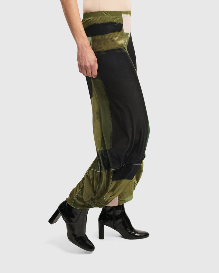 Al Fresco Punto Pants, Olive
