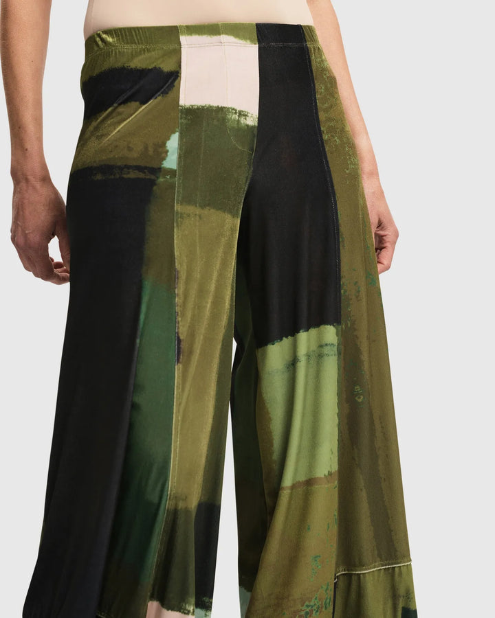 Al Fresco Punto Pants, Olive