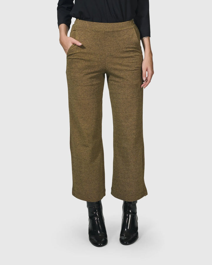 Essential Cropped Pants, Honey