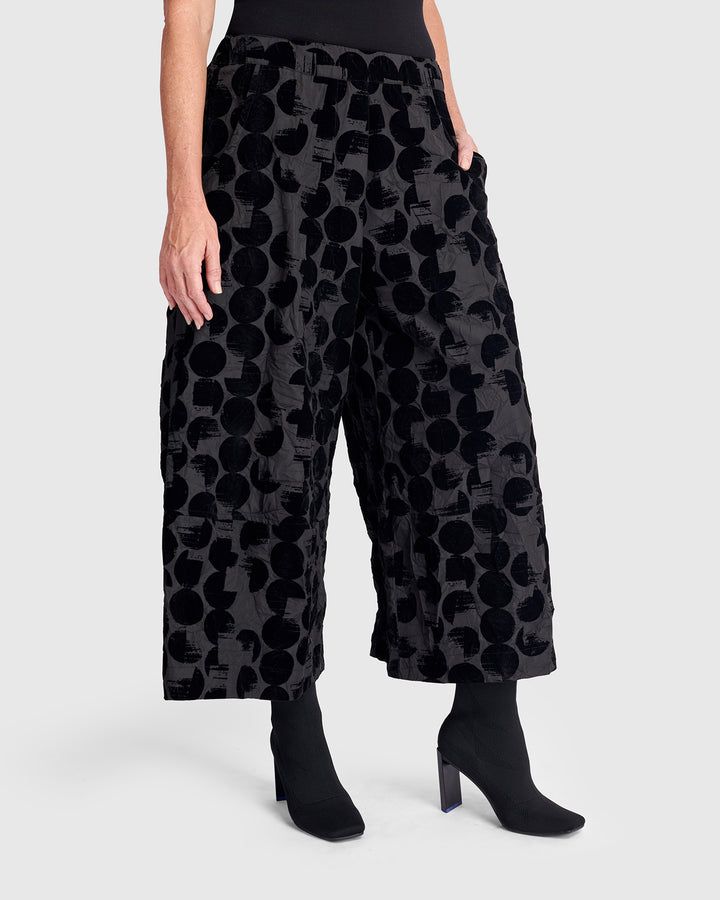 Hematite Wide Leg Pants, Crescent